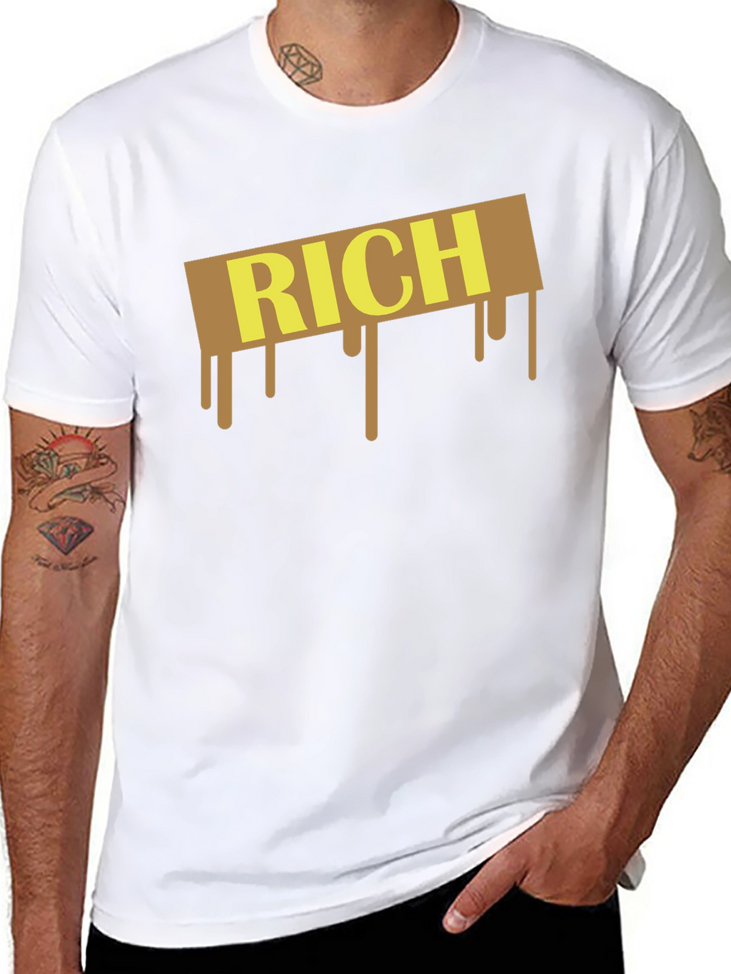 Rich Drip Graphic T-Shirt - Cool & Trendy Design