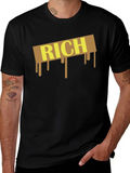 Rich Drip Graphic T-Shirt - Cool & Trendy Design