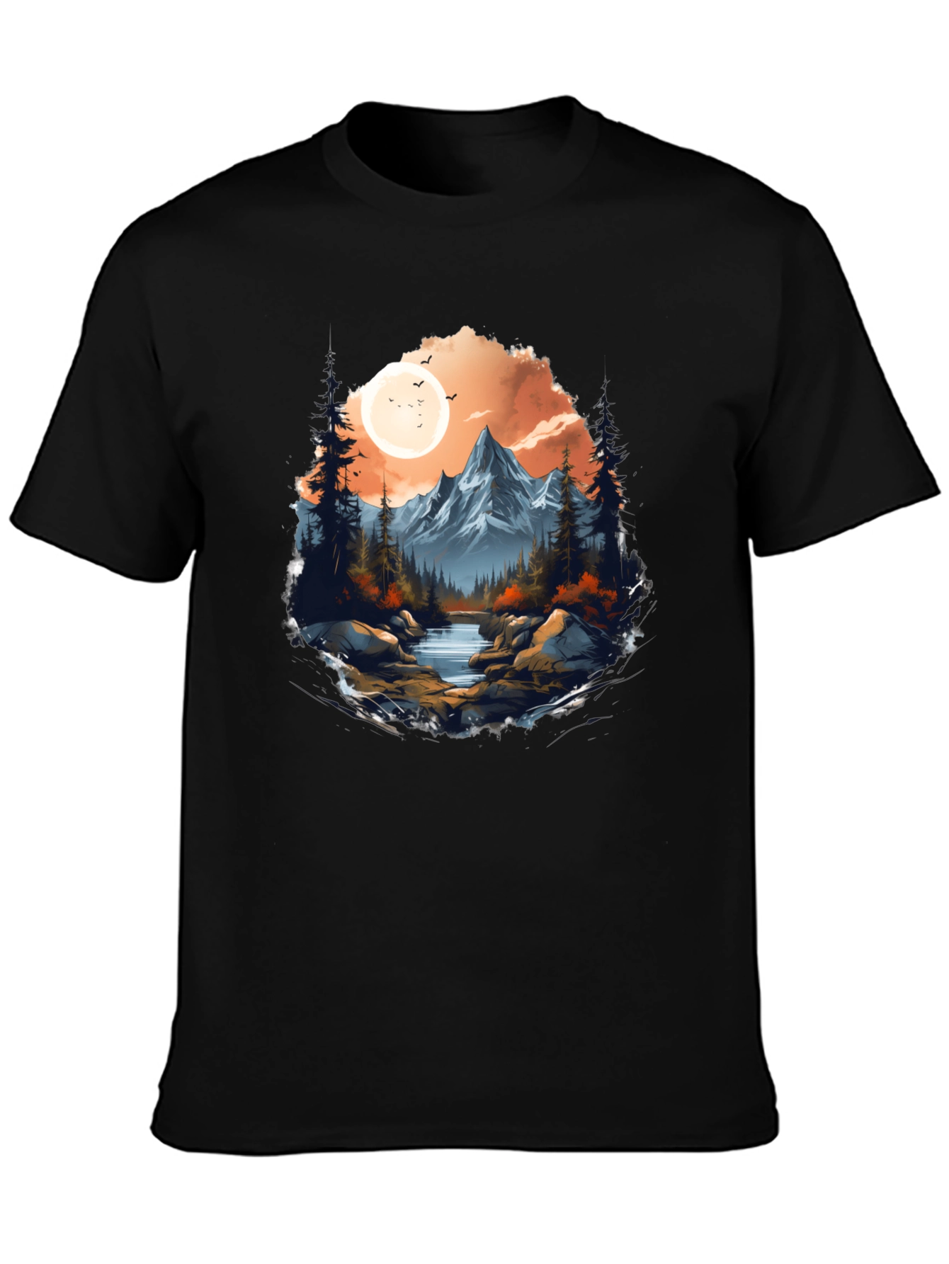 Mountain Landscape Graphic Tee