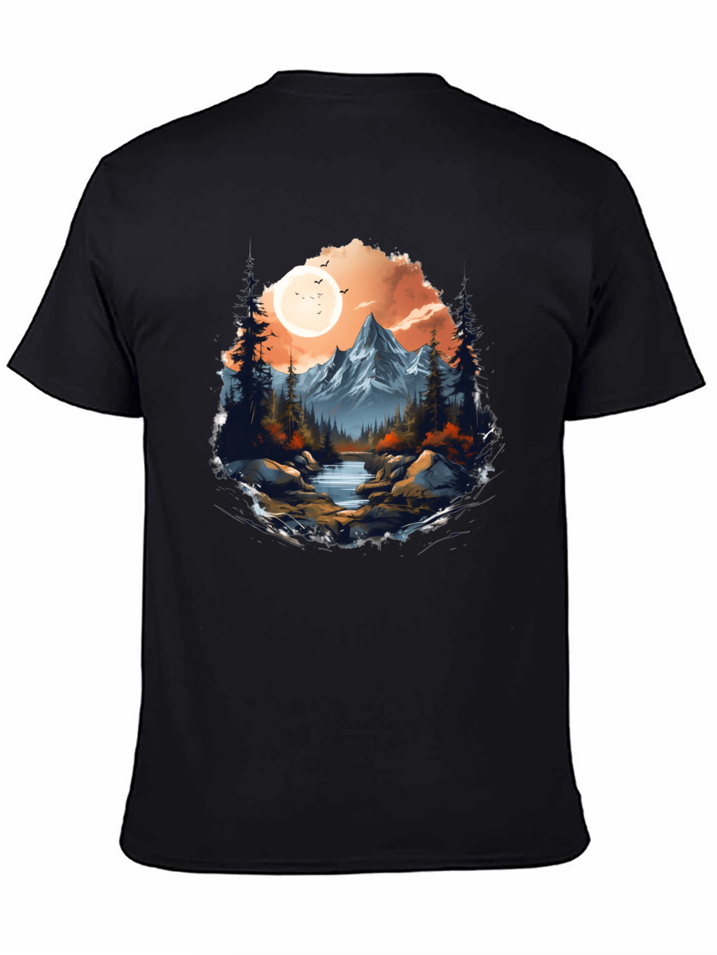 Mountain Landscape Graphic Tee