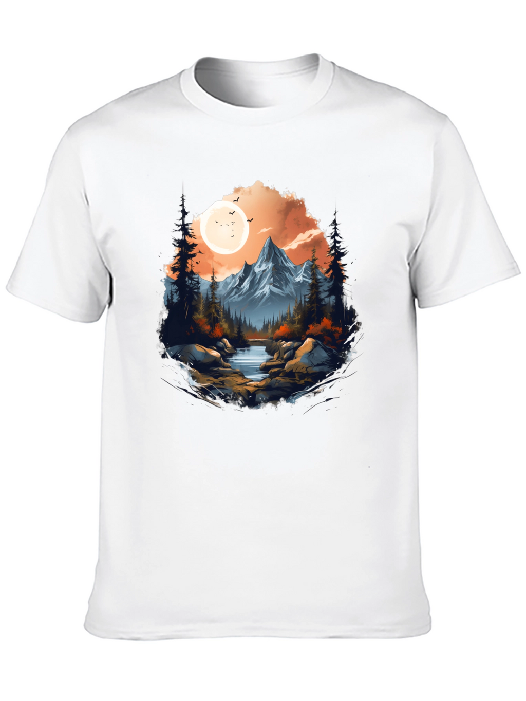 Mountain Landscape Graphic Tee