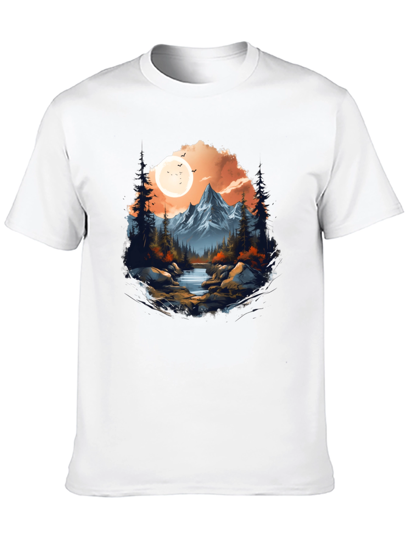 Mountain Landscape Graphic Tee