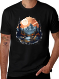 Mountain Landscape Graphic Tee