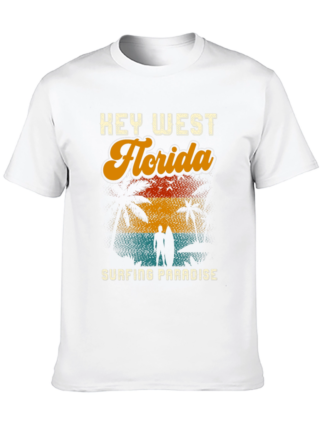 Key West Florida Surfing Paradise T-Shirt