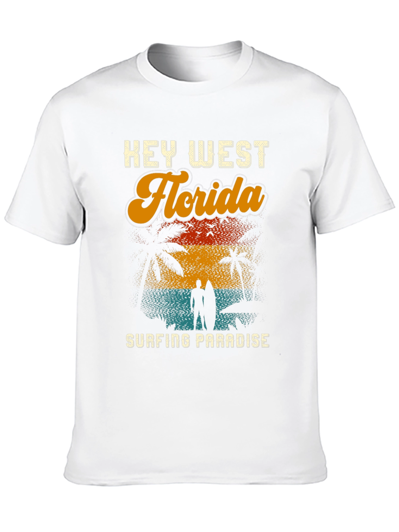 Key West Florida Surfing Paradise T-Shirt
