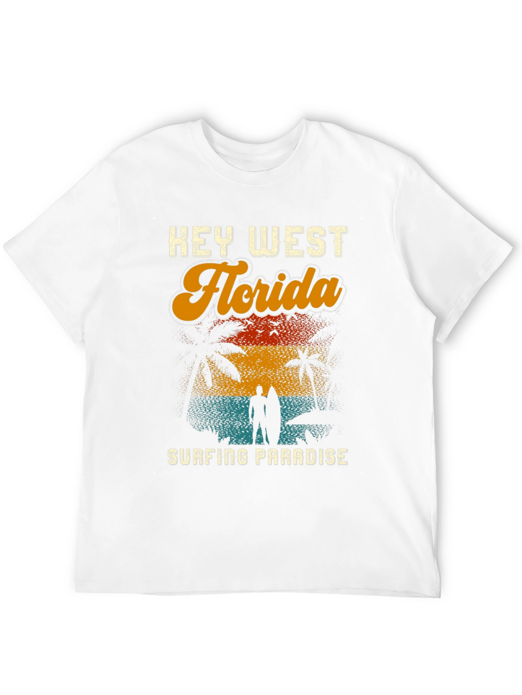 Key West Florida Surfing Paradise T-Shirt