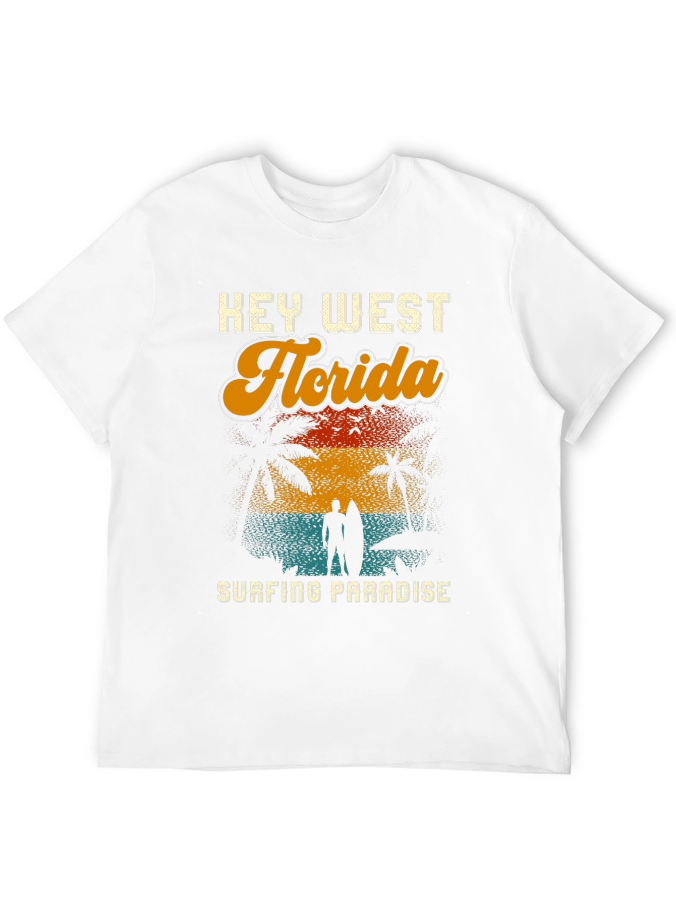 Key West Florida Surfing Paradise T-Shirt