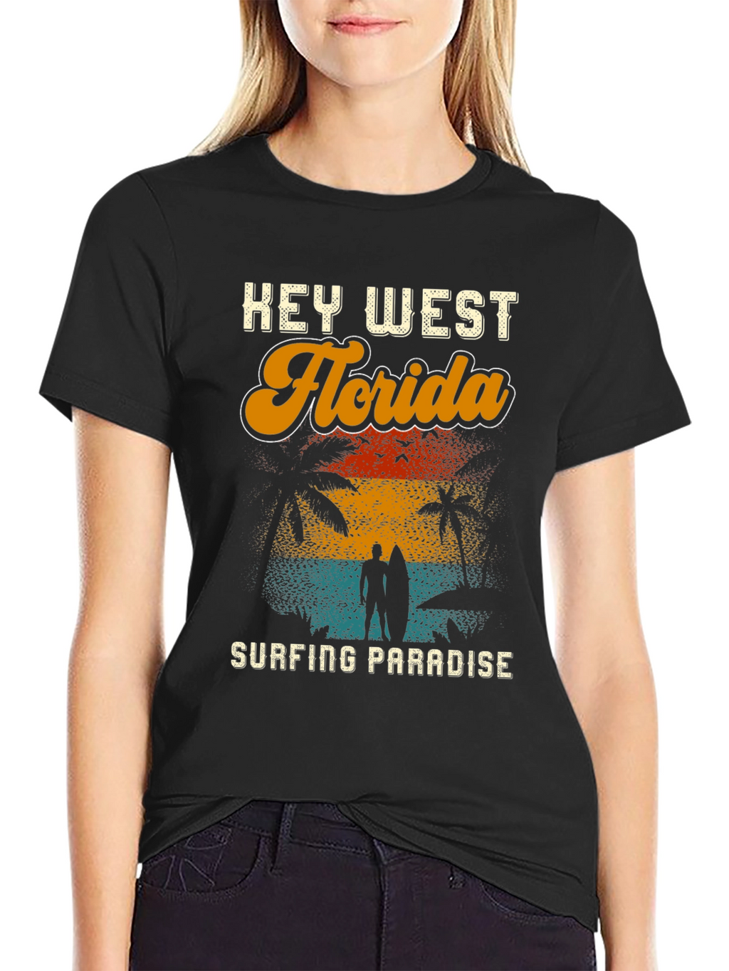 Key West Florida Surfing Paradise T-Shirt
