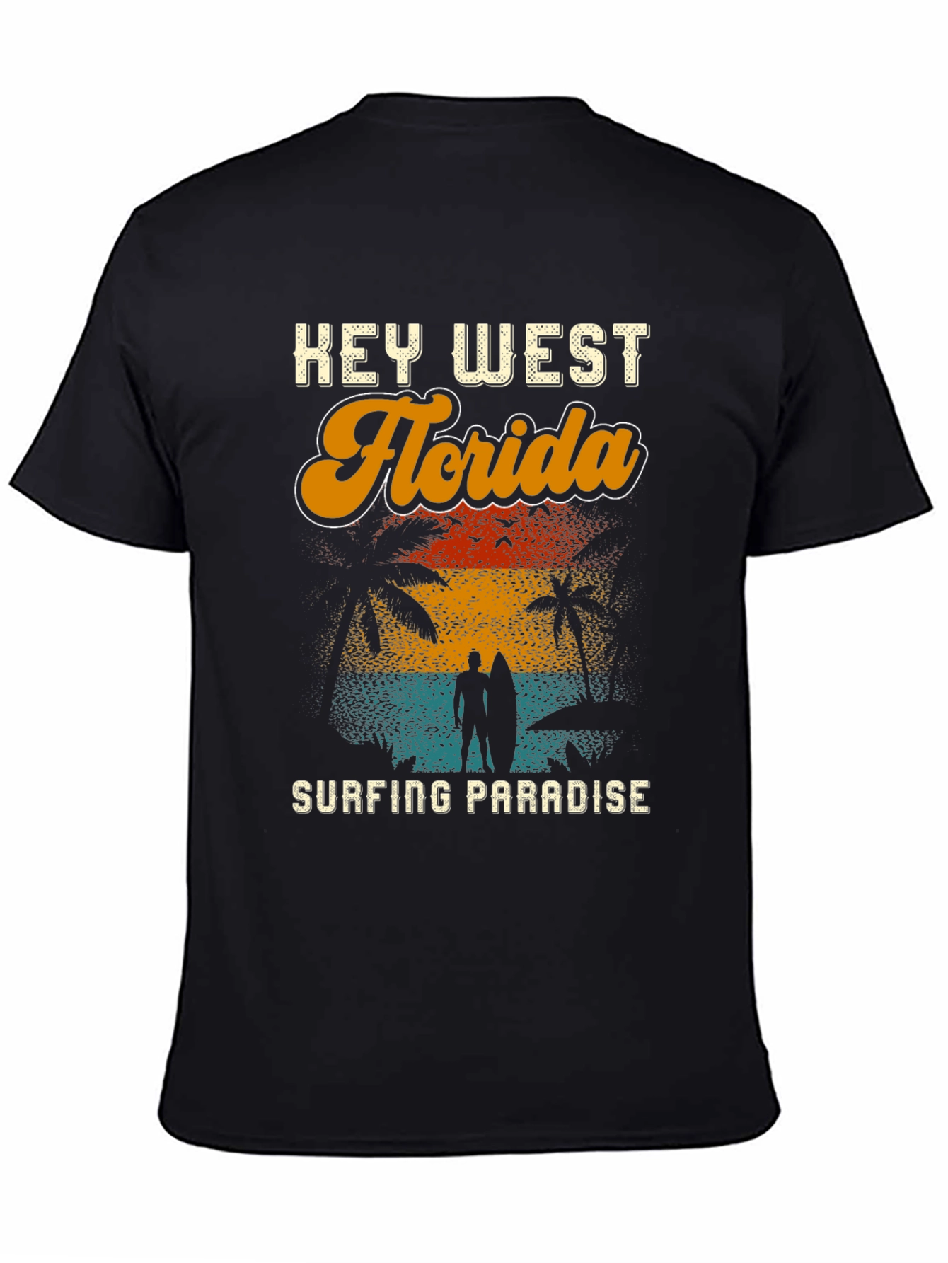 Key West Florida Surfing Paradise T-Shirt