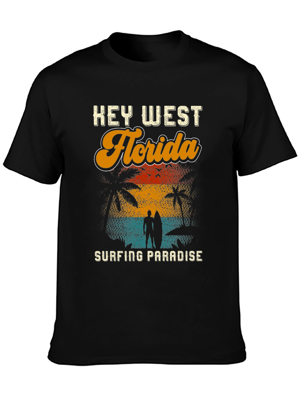 Key West Florida Surfing Paradise T-Shirt