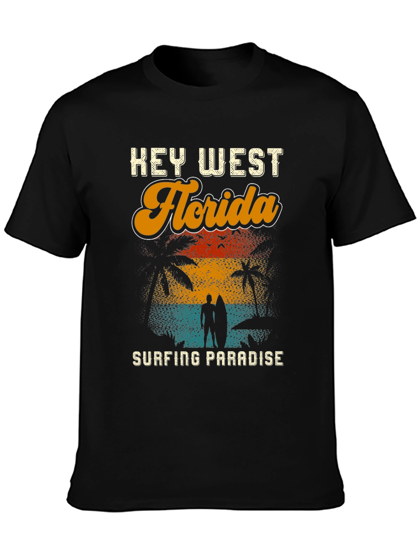 Key West Florida Surfing Paradise T-Shirt