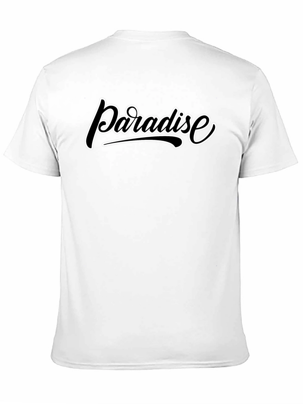 Paradise Graphic Print Black T-Shirt