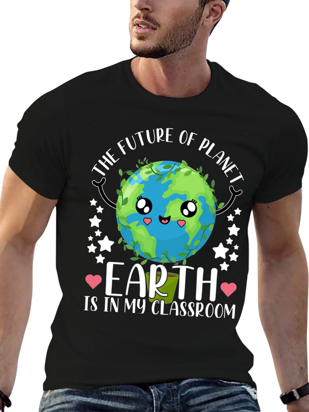 Earth Day T-Shirt: Future of Planet Classroom Tee