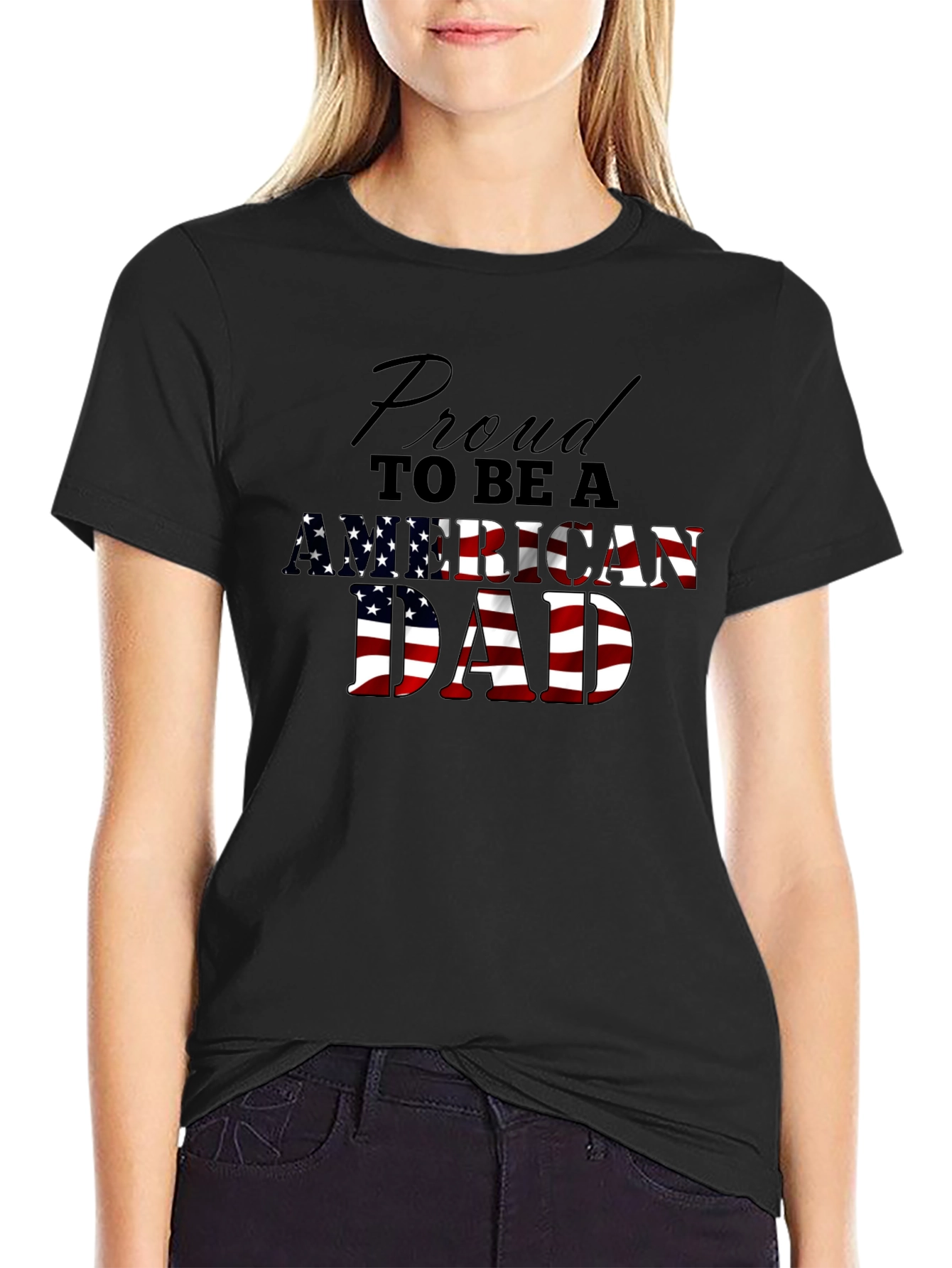 Proud American Dad Graphic Tee