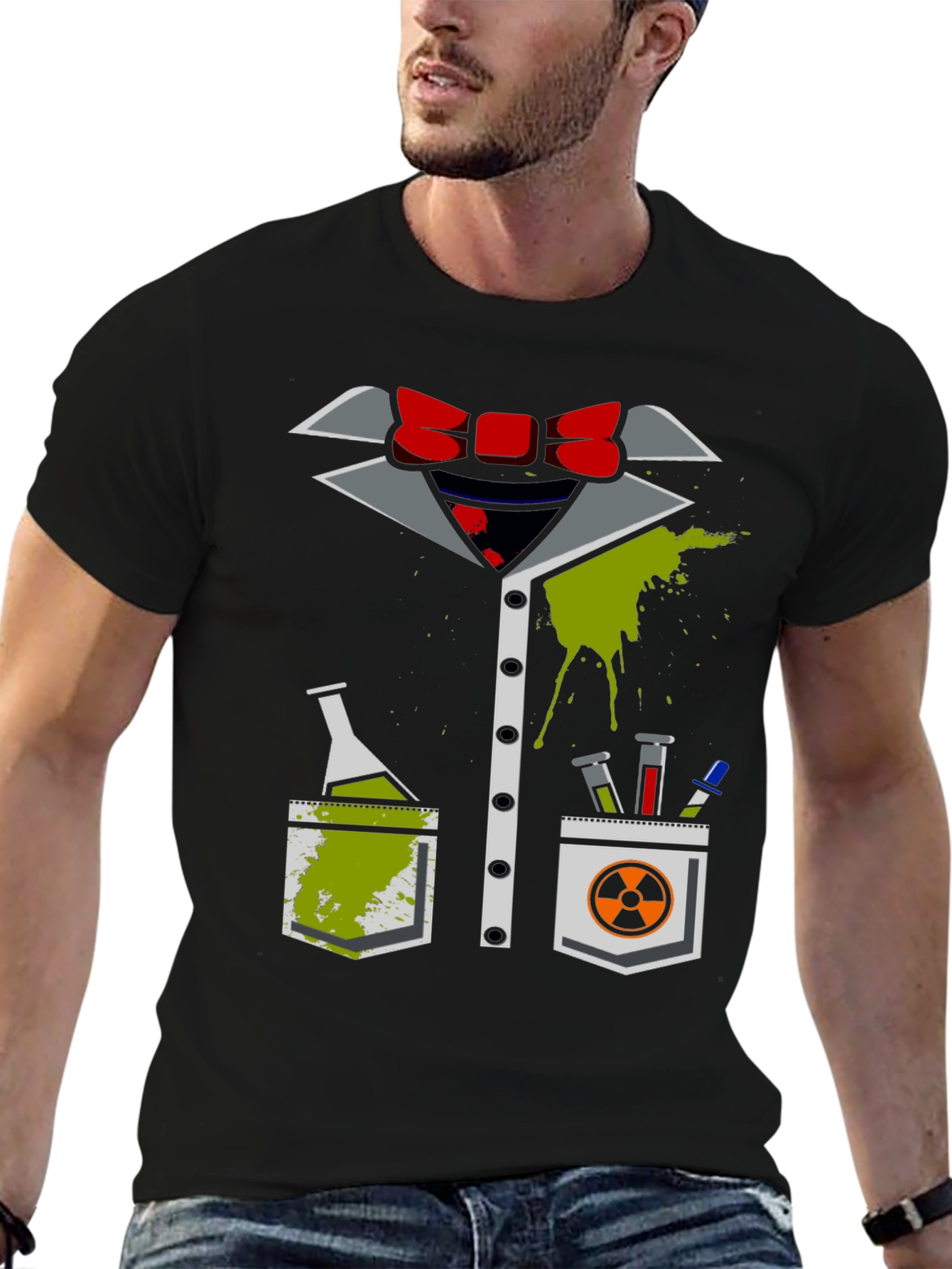 Mad Scientist Costume T-Shirt - Halloween
