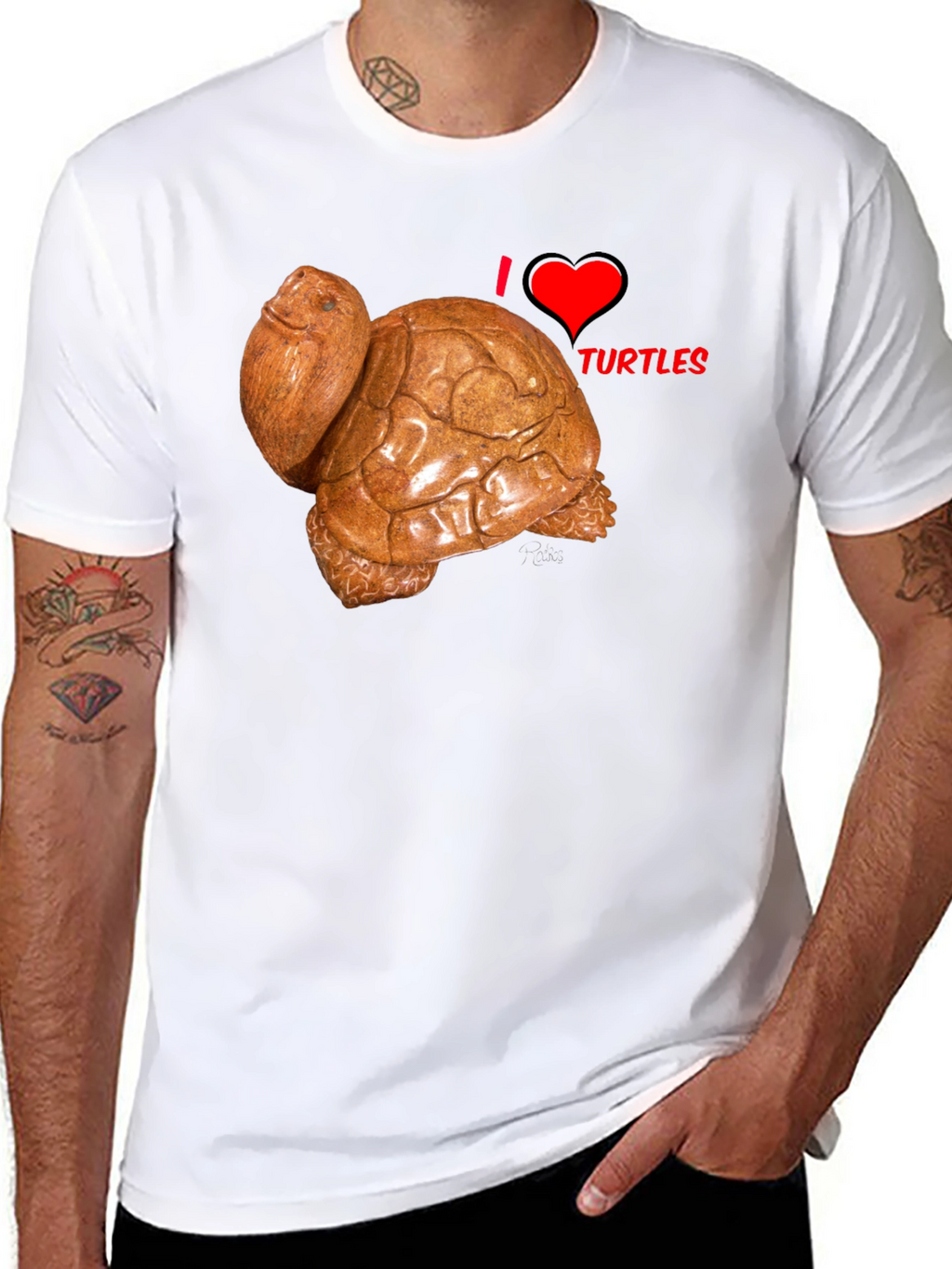 I Love Turtles T-Shirt - Unique Design