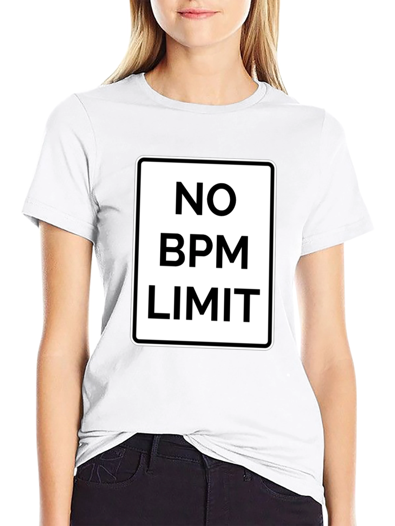 No BPM Limit Black Graphic T-Shirt