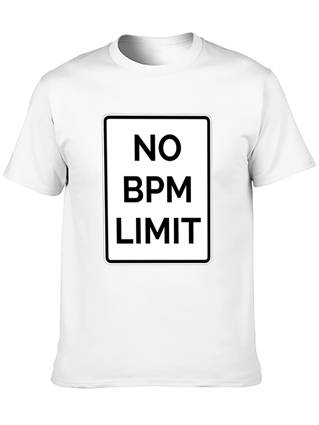 No BPM Limit Black Graphic T-Shirt