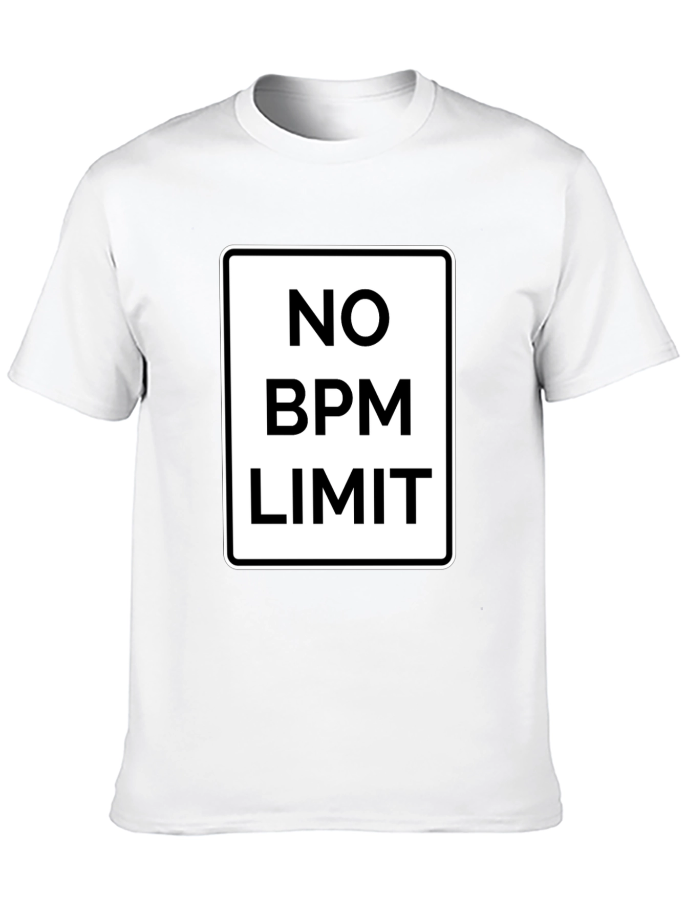 No BPM Limit Black Graphic T-Shirt