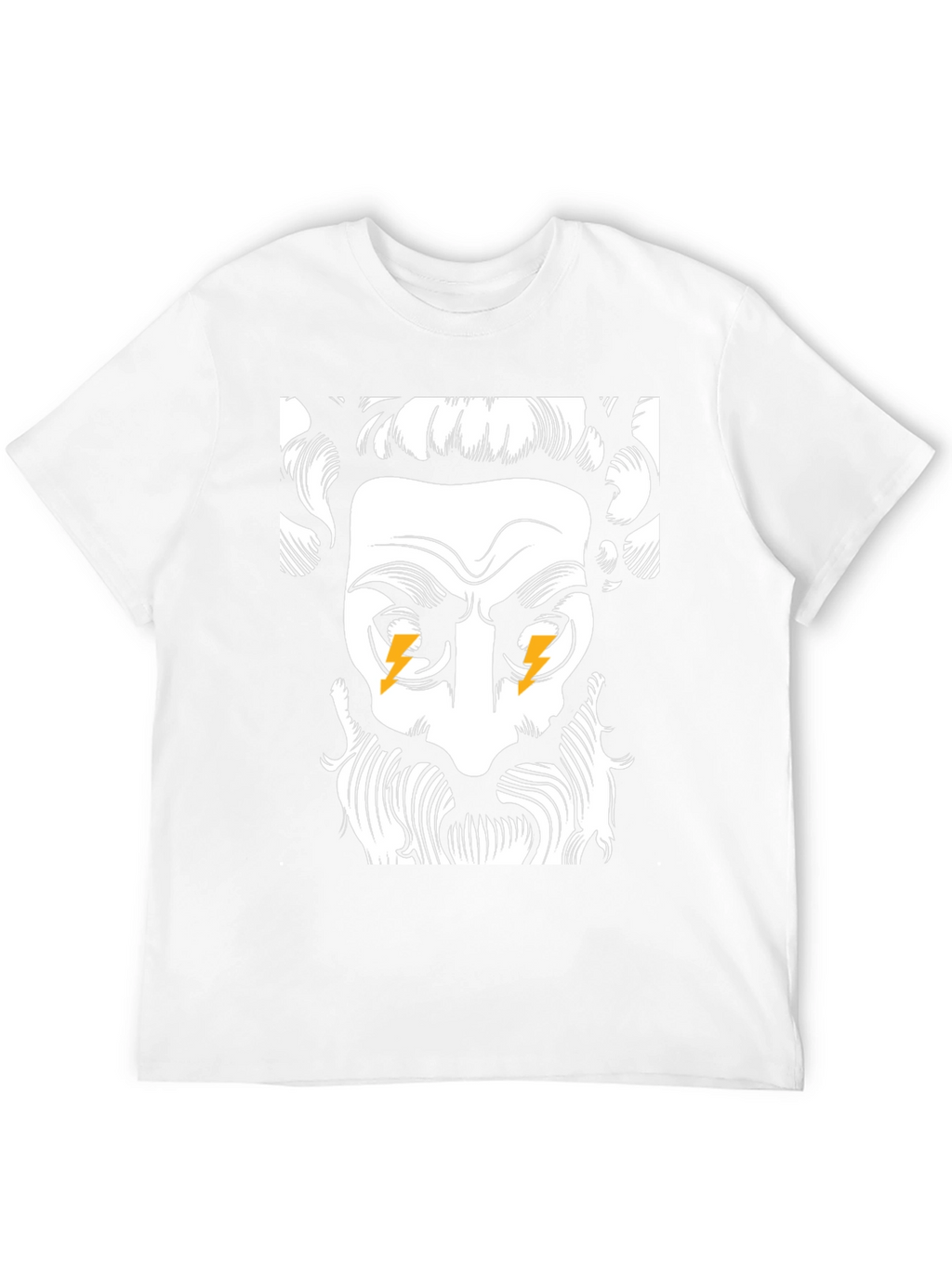 Zeus Lightning Bolt T-Shirt - Black Graphic Tee