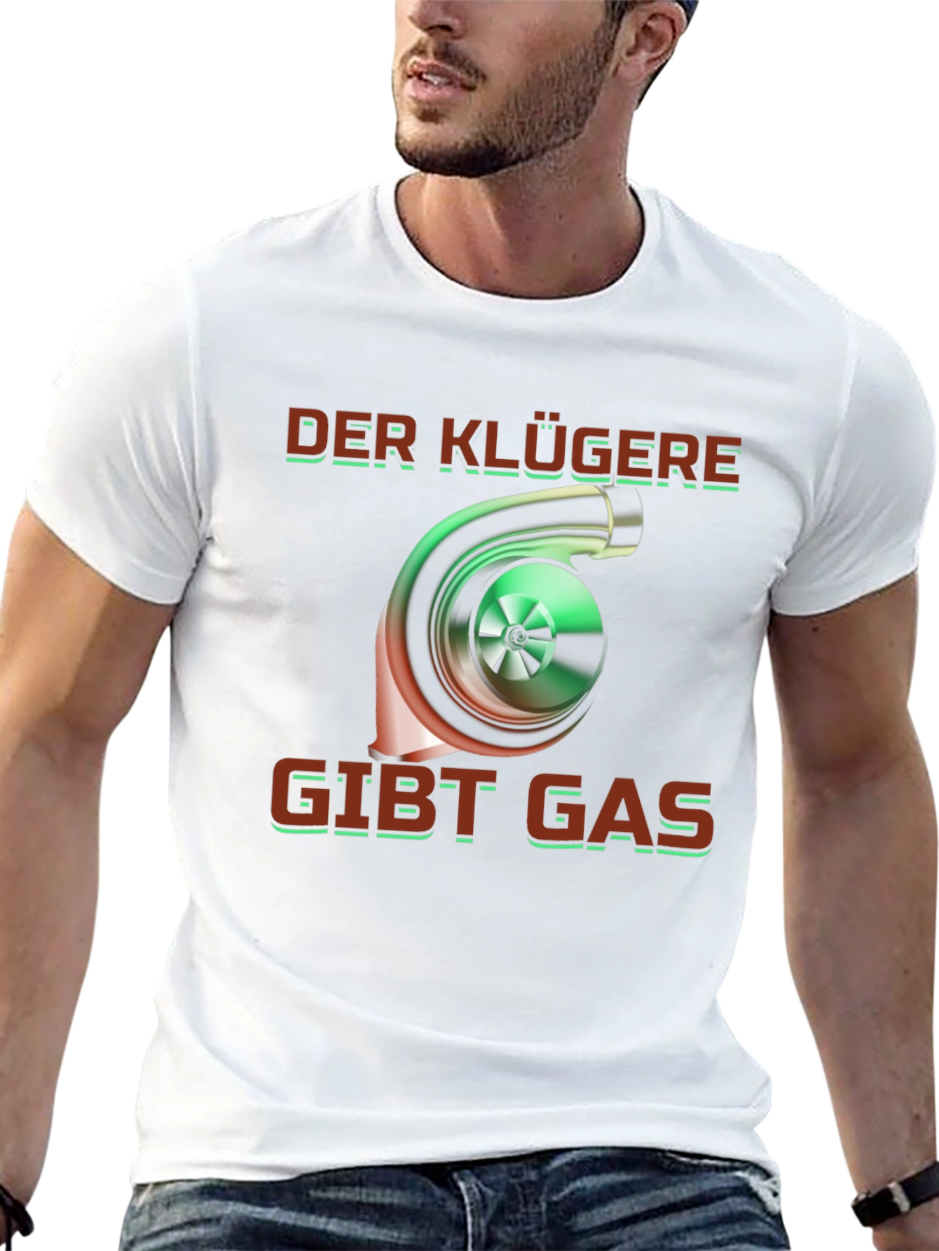 Der Klügere Gibt Gas Turbo T-Shirt