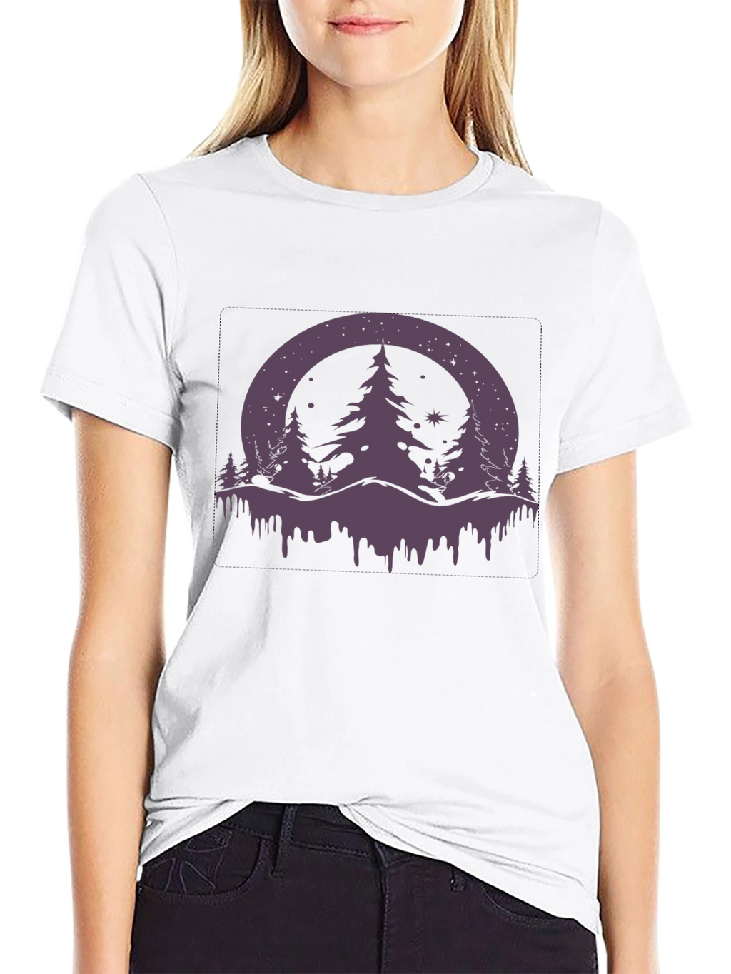Abstract Tree Graphic Tee