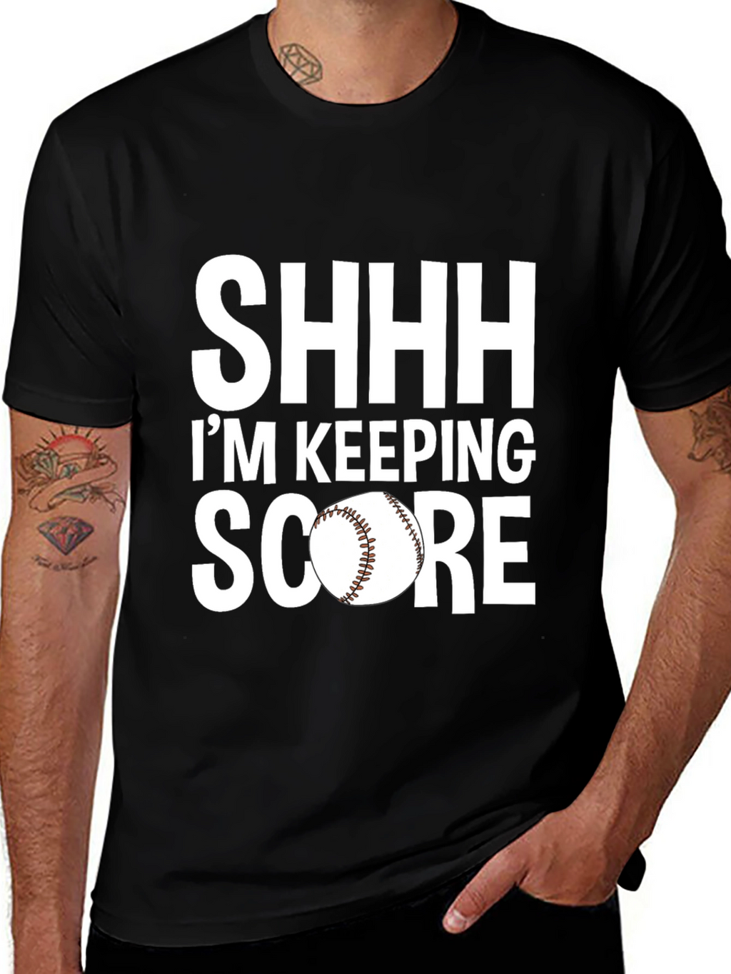 Baseball Score Keeper Graphic Tee