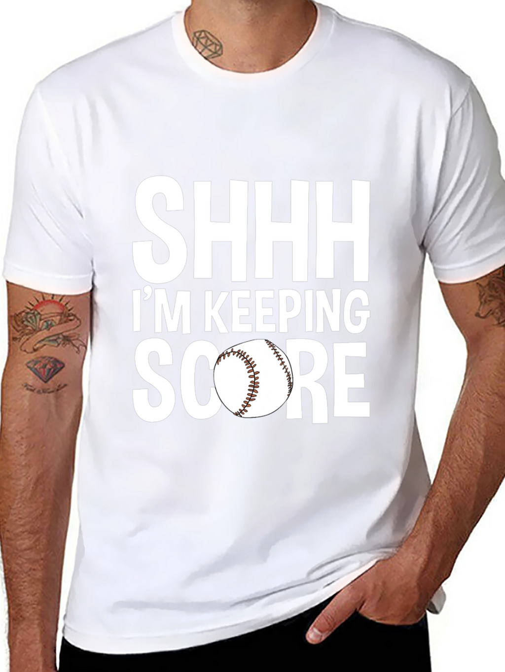 Baseball Score Keeper Graphic Tee