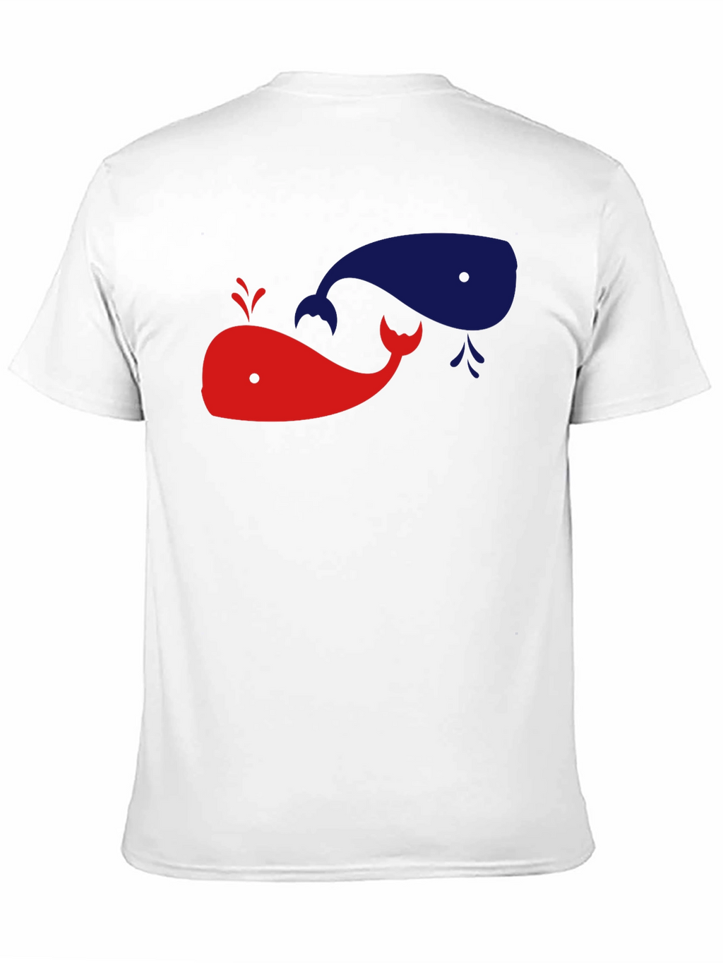 Whimsical Whale Graphic Tee - Black Cotton Shirt