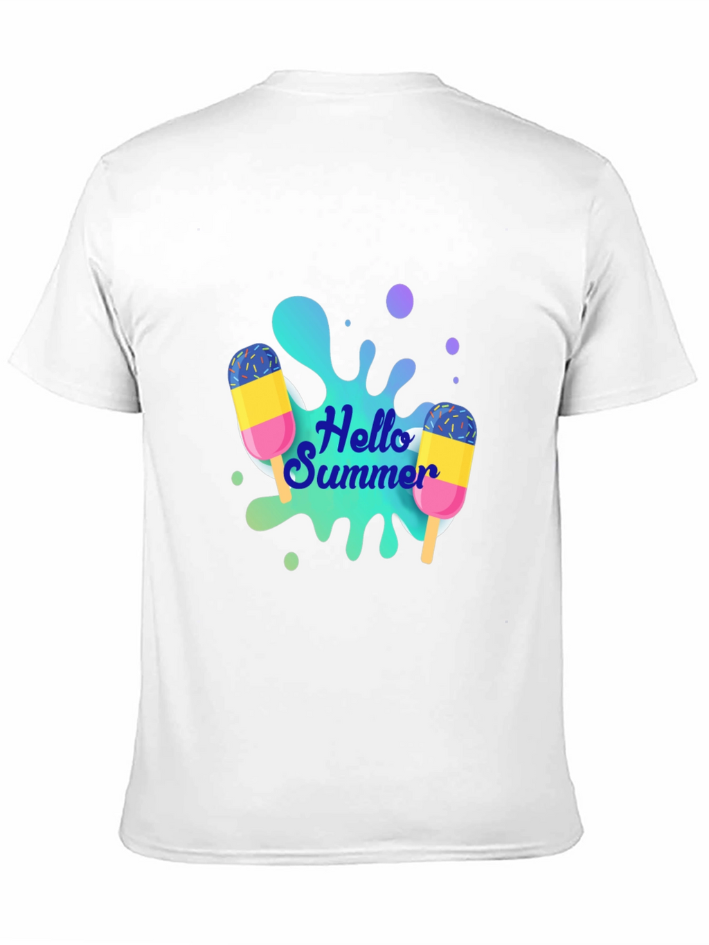 Hello Summer Graphic Tee - Black