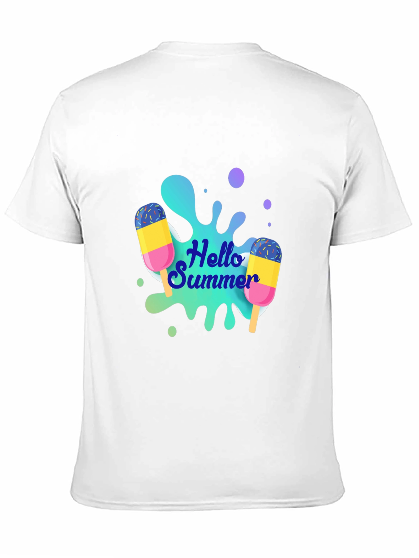 Hello Summer Graphic Tee - Black