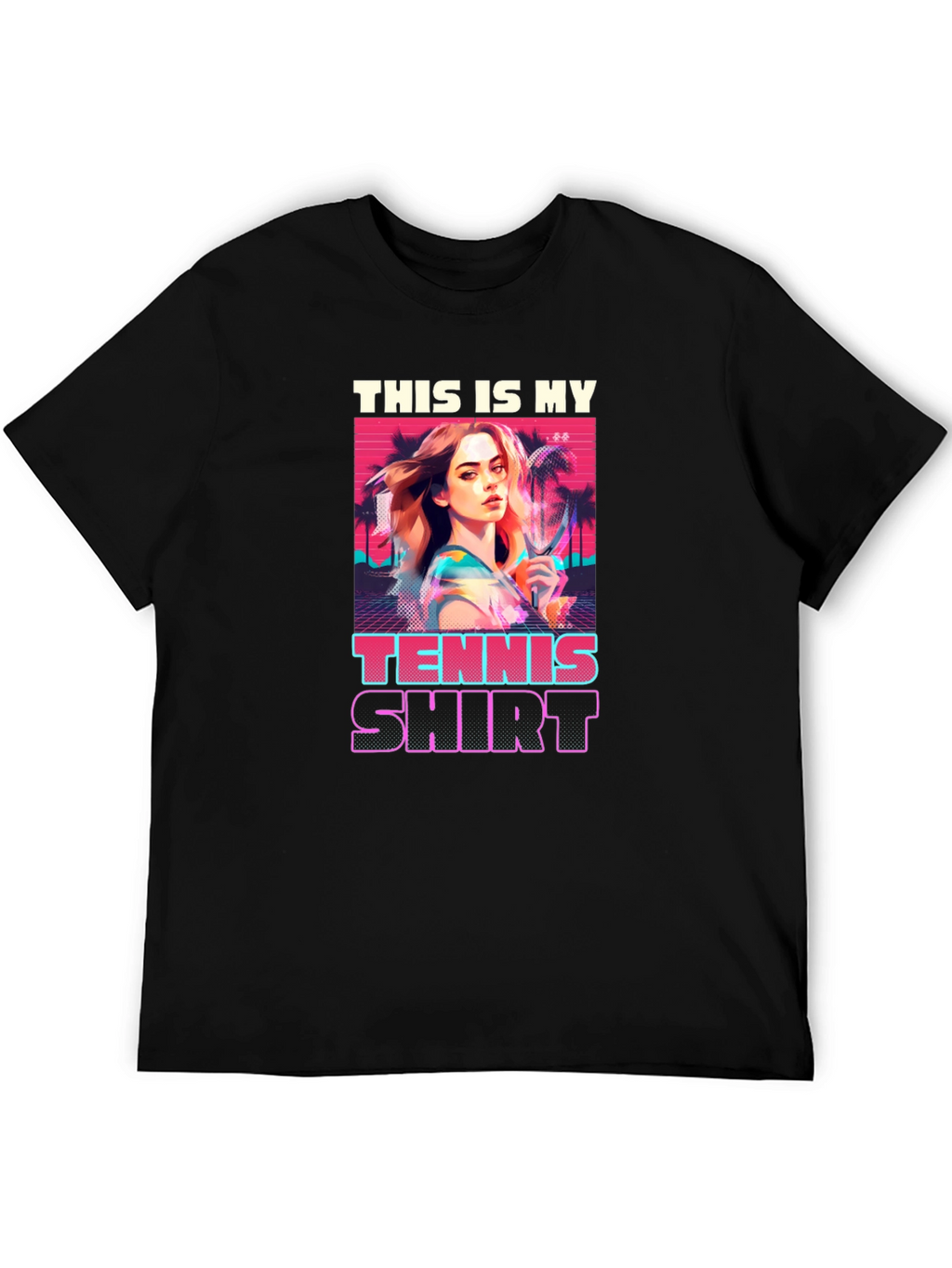Retro Tennis T-Shirt - This is My Tennis Shirt