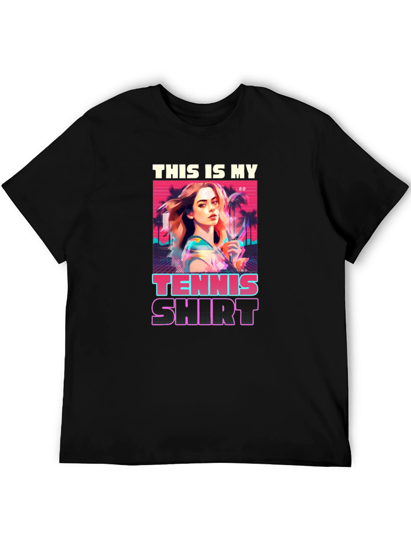 Retro Tennis T-Shirt - This is My Tennis Shirt