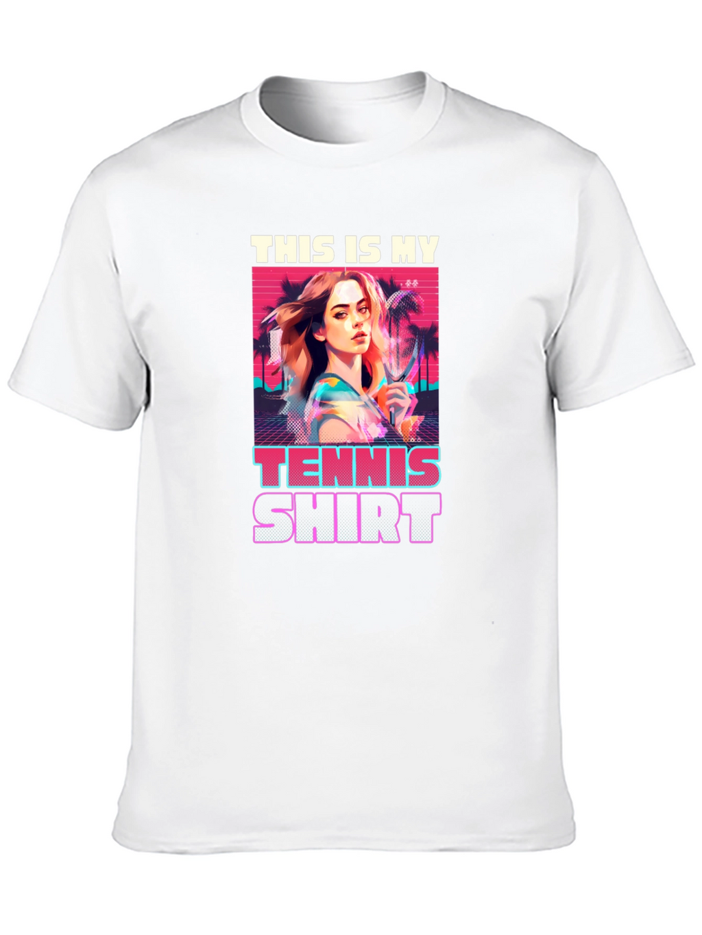 Retro Tennis T-Shirt - This is My Tennis Shirt