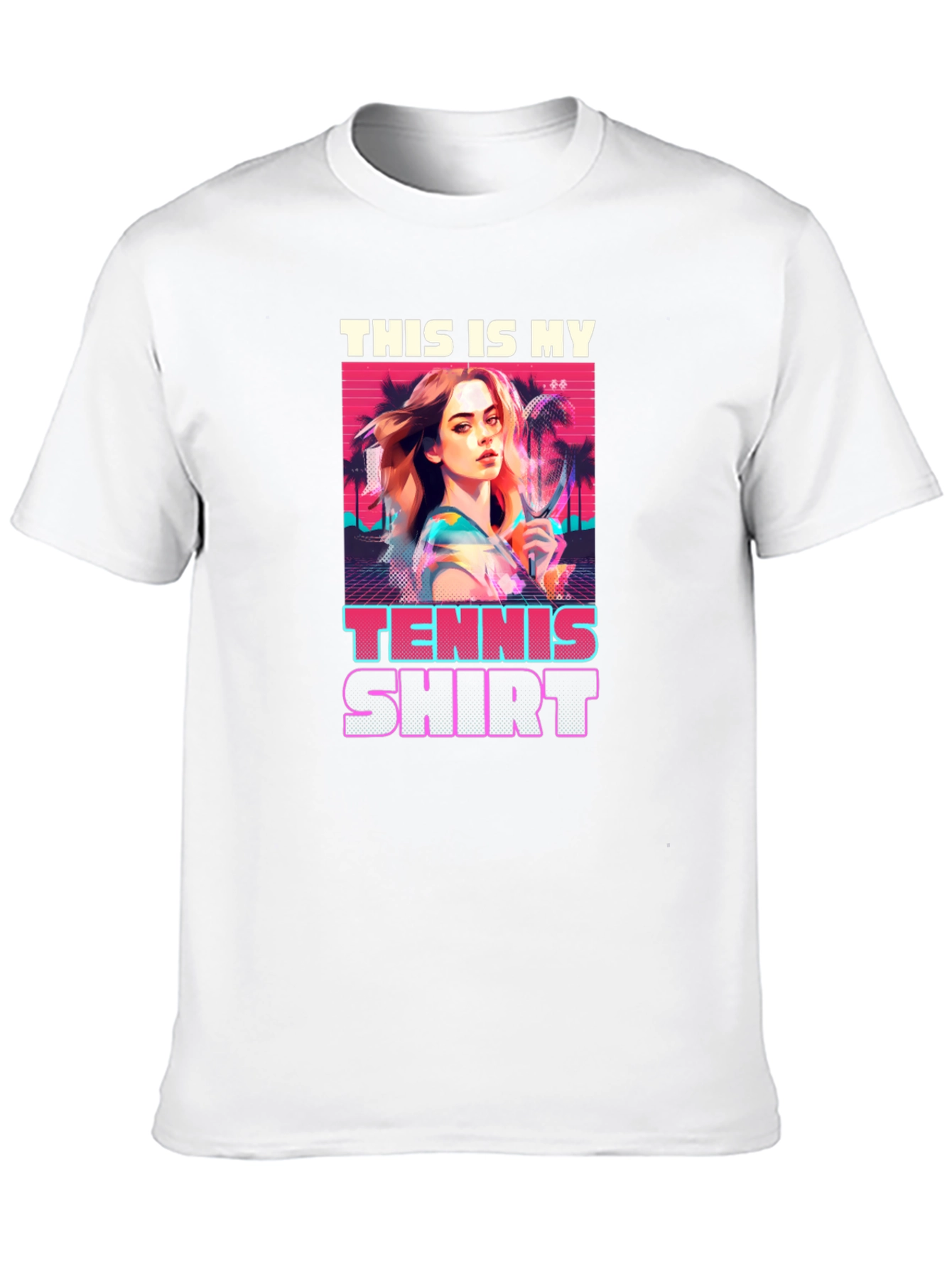 Retro Tennis T-Shirt - This is My Tennis Shirt