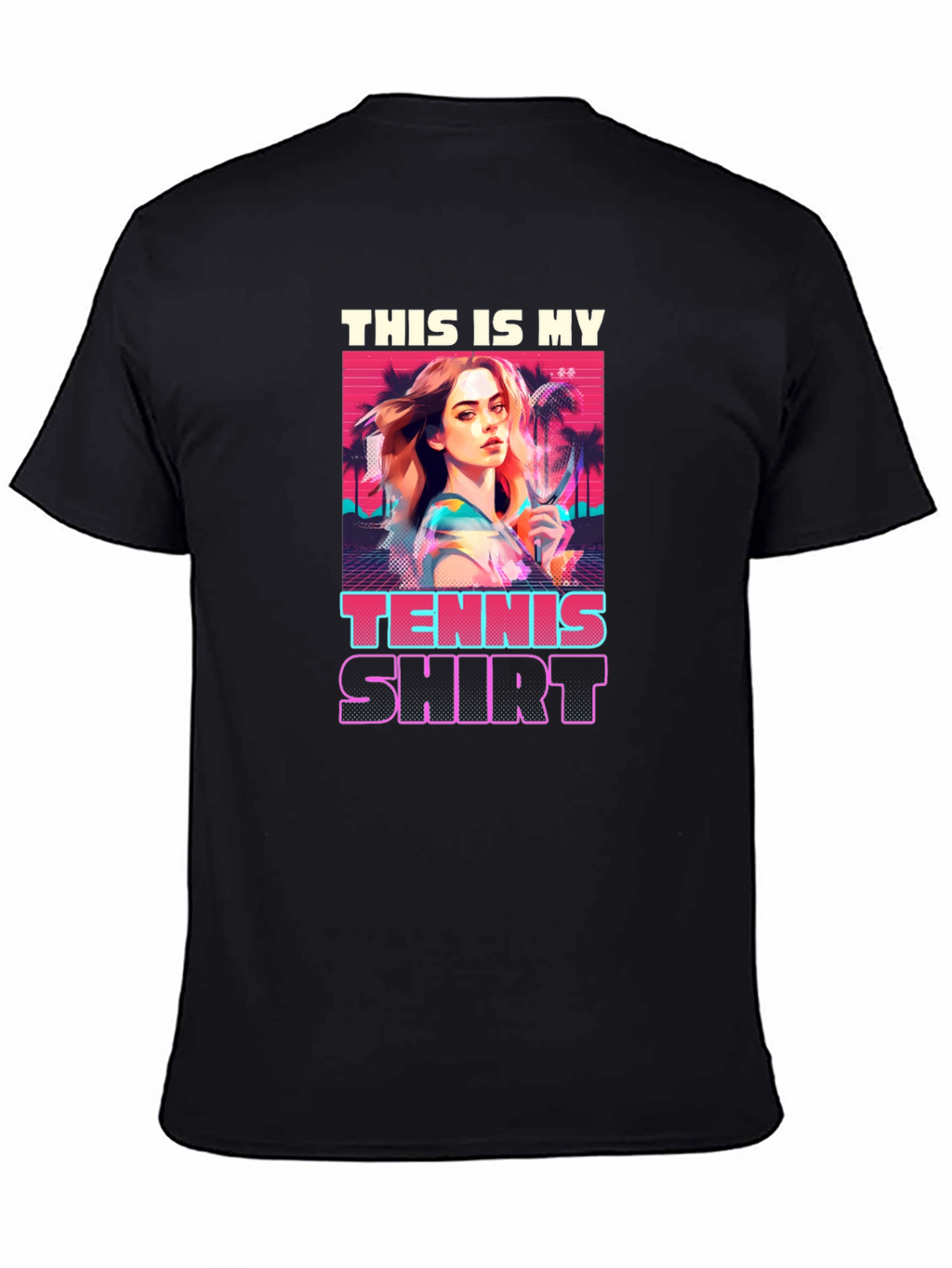 Retro Tennis T-Shirt - This is My Tennis Shirt