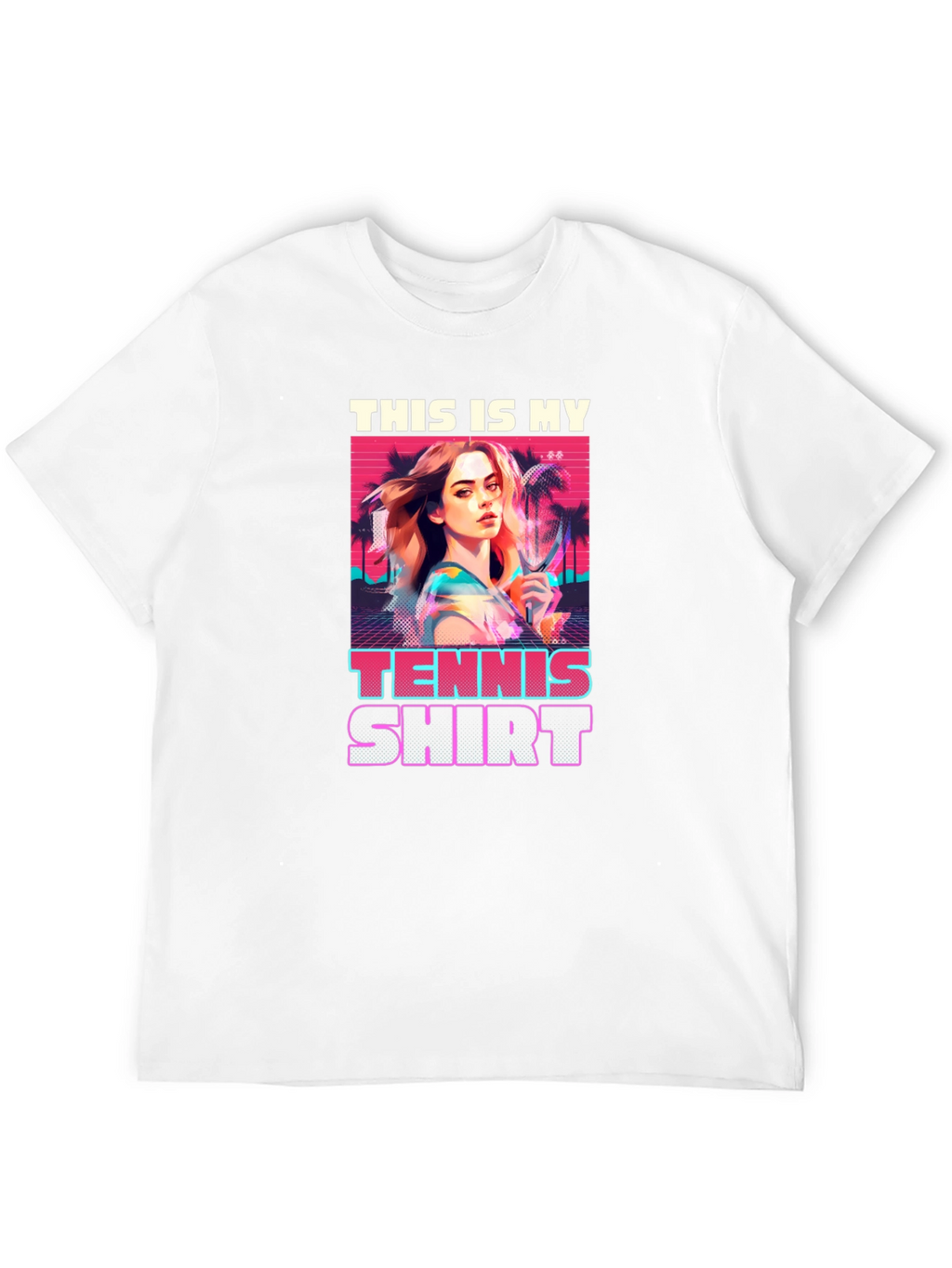 Retro Tennis T-Shirt - This is My Tennis Shirt
