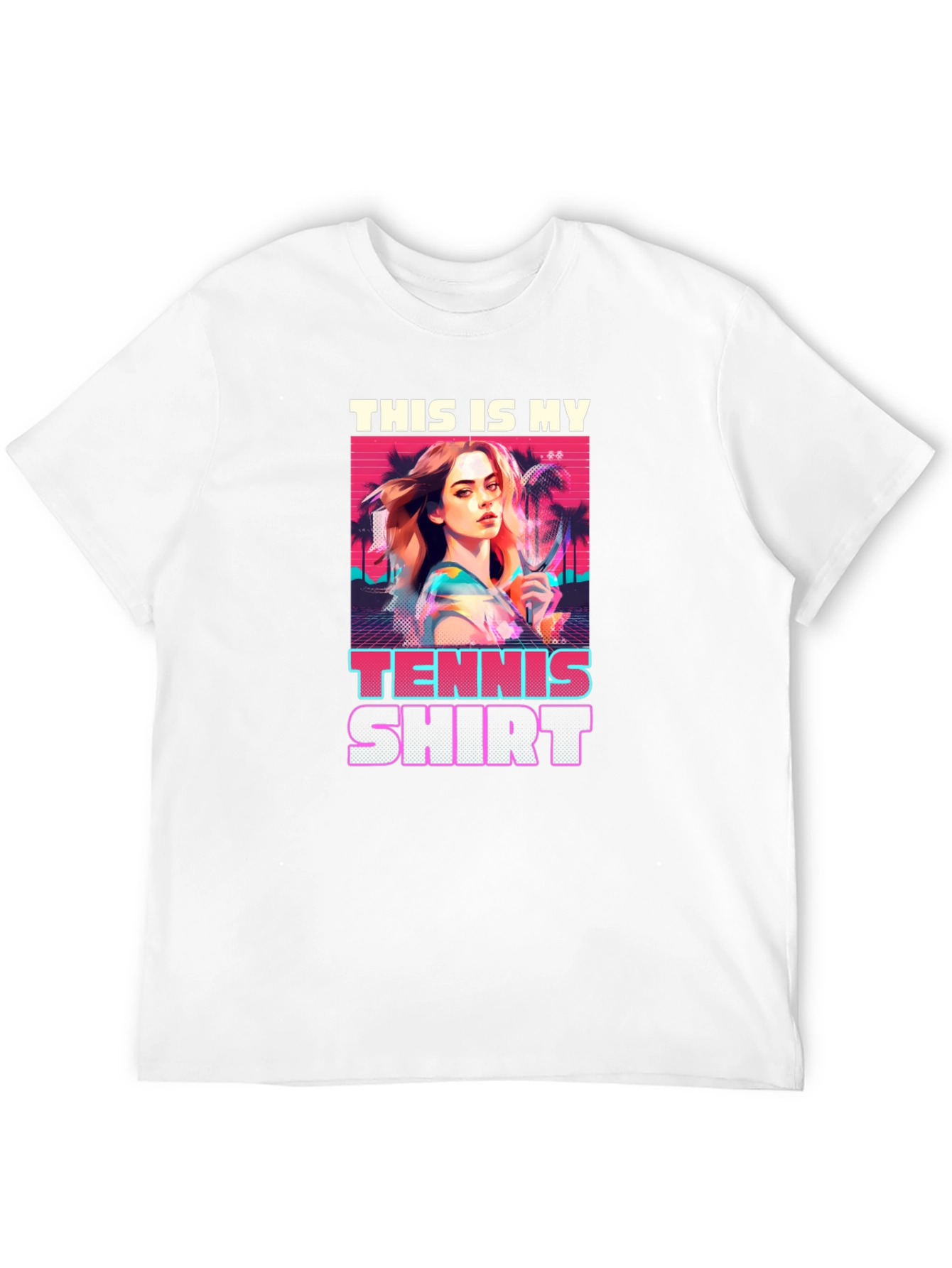 Retro Tennis T-Shirt - This is My Tennis Shirt