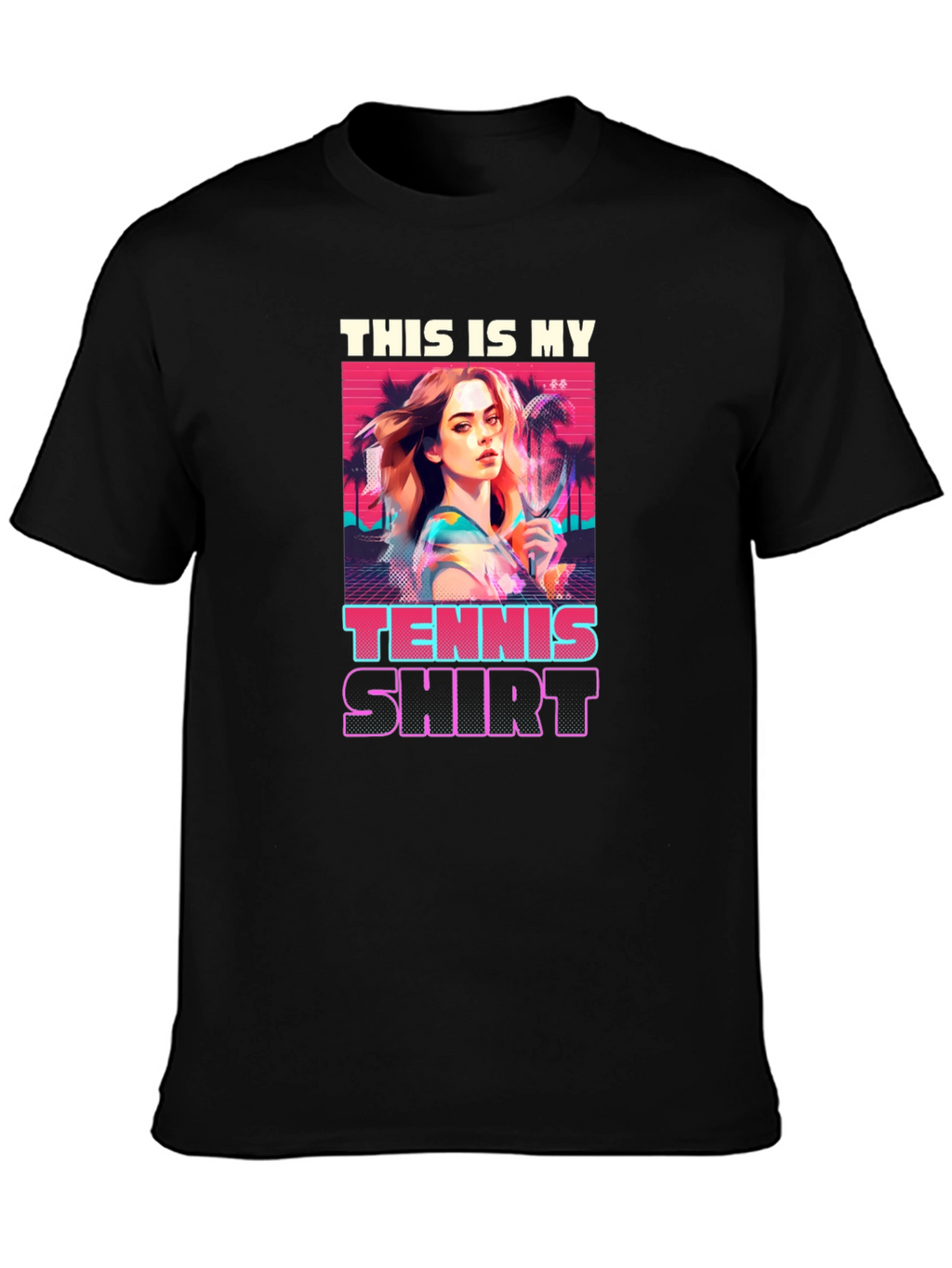 Retro Tennis T-Shirt - This is My Tennis Shirt