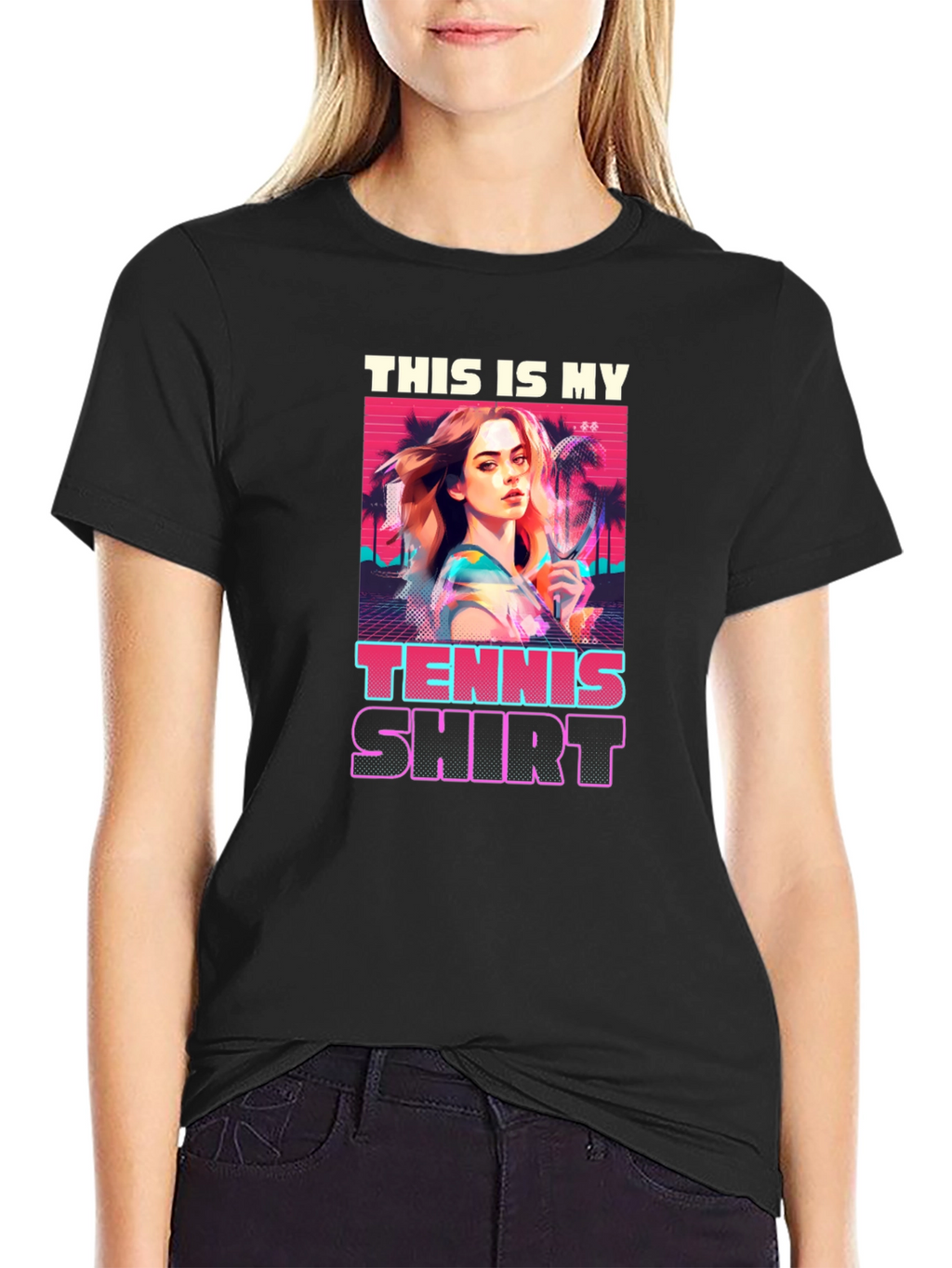 Retro Tennis T-Shirt - This is My Tennis Shirt