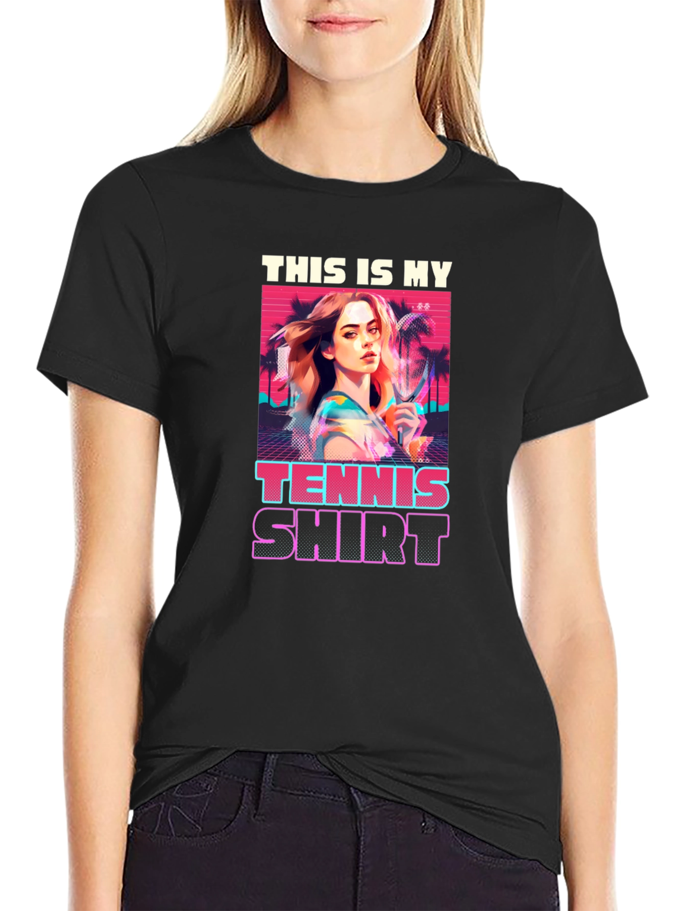 Retro Tennis T-Shirt - This is My Tennis Shirt