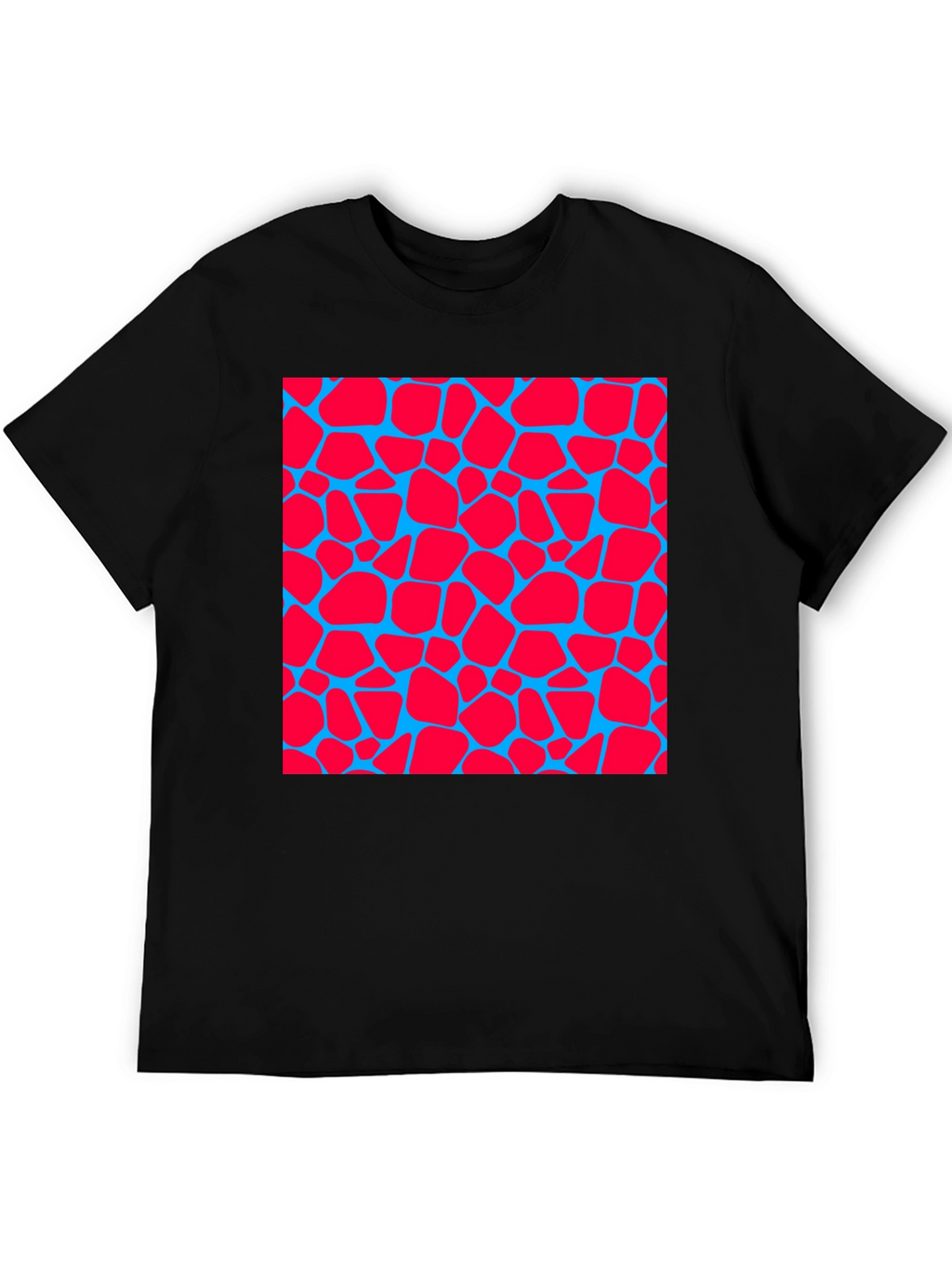 Bold Patterned Graphic Tee