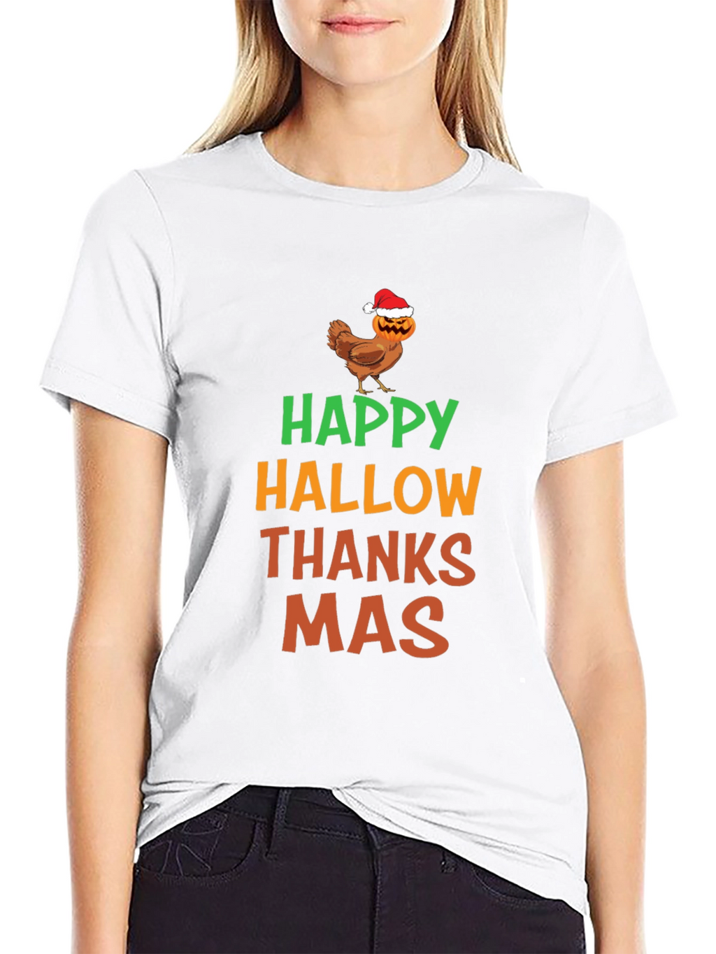 Happy Hallowthanksmas Graphic T-Shirt