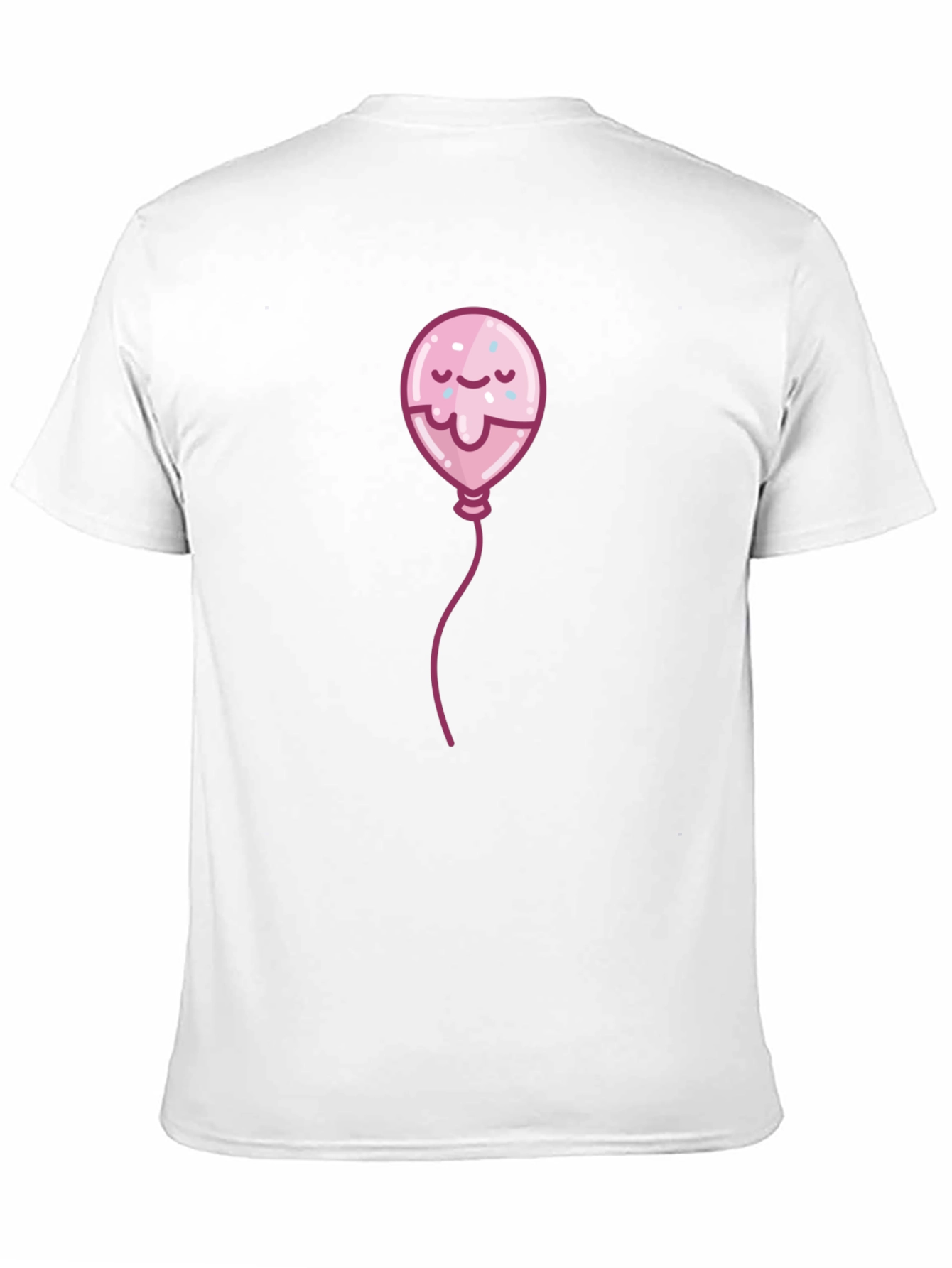 Sad Balloon Graphic Tee - Black Cotton T-Shirt