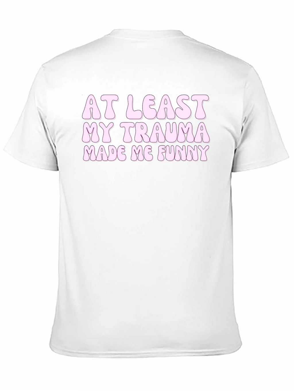 Funny Trauma Graphic Tee - Black Unisex T-Shirt