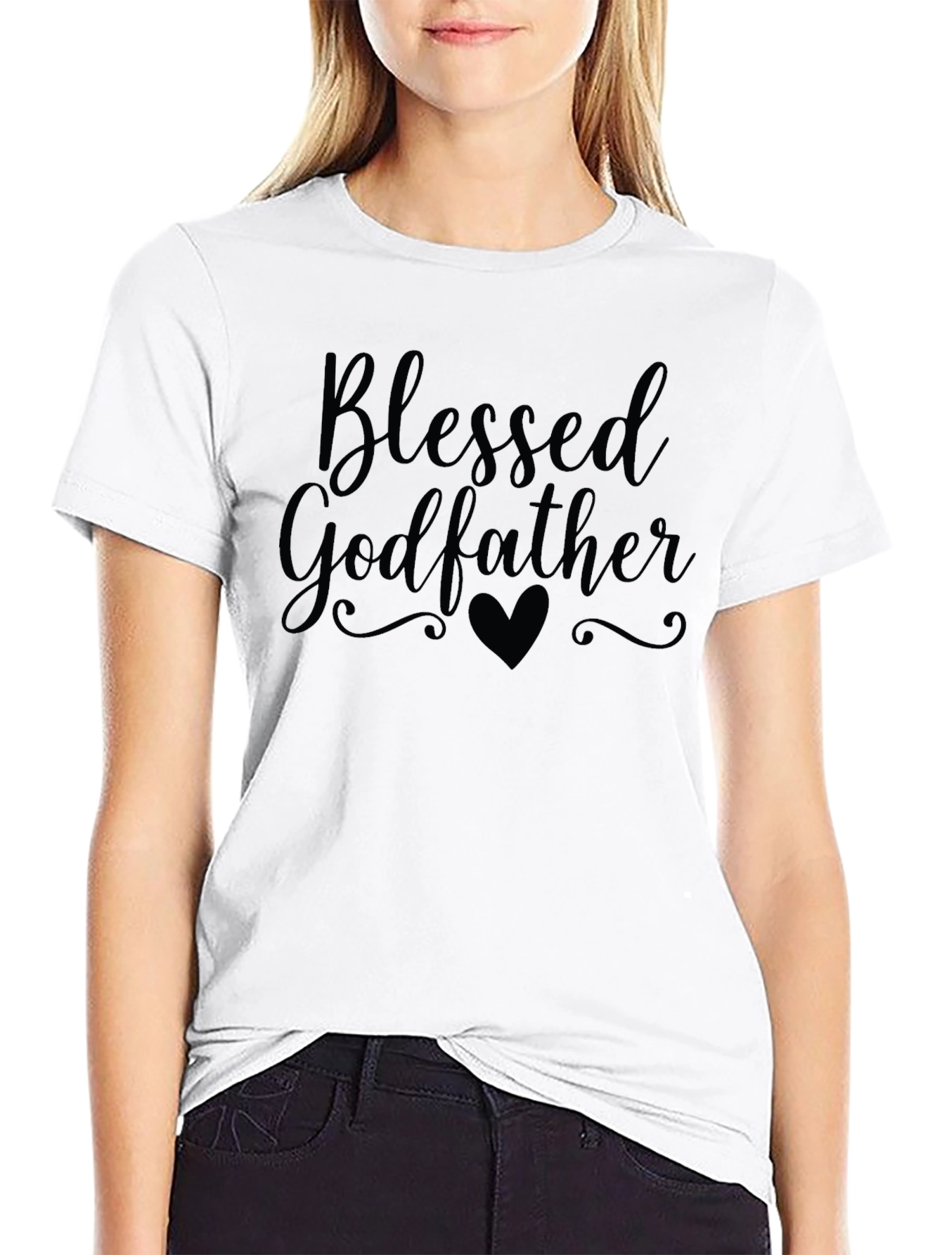 Blessed Godfather Black T-Shirt