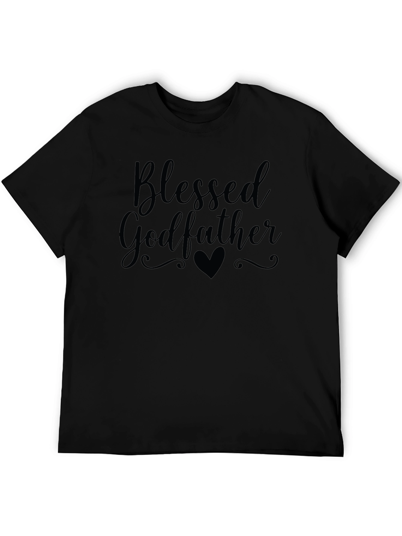 Blessed Godfather Black T-Shirt