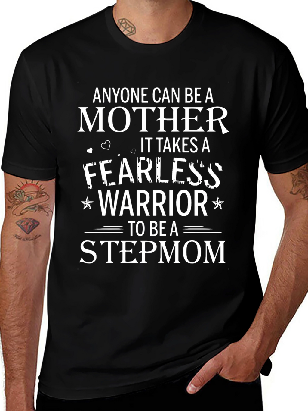 Fearless Warrior Stepmom T-Shirt - Mothers Day Gift