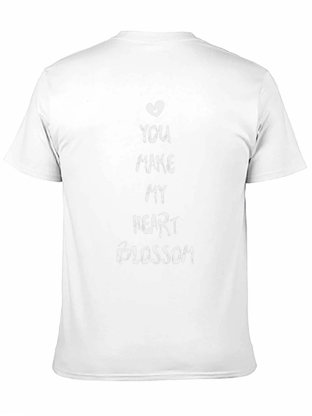 Heart Blossom Black T-Shirt