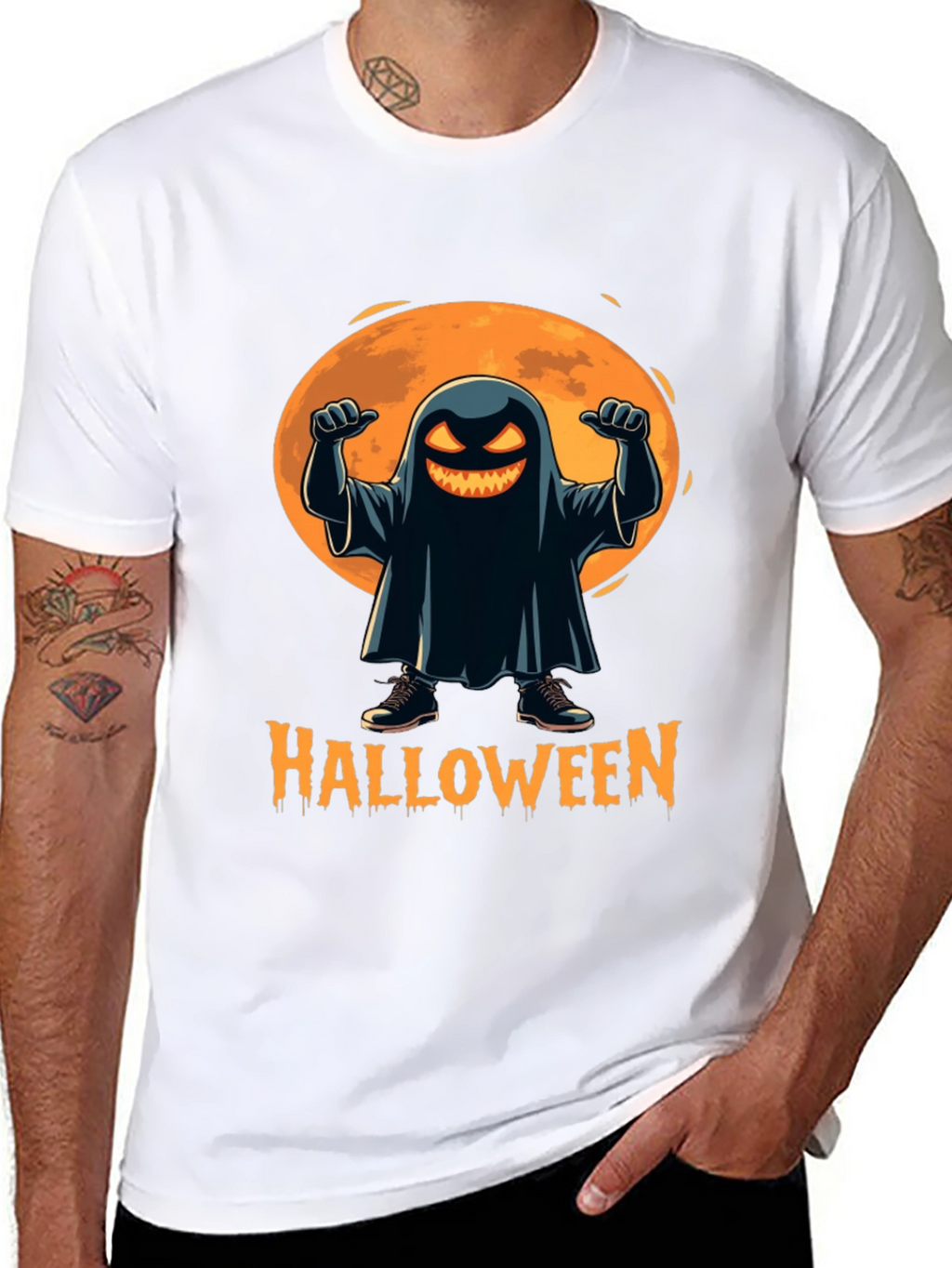 Spooky Halloween Ghost T-Shirt